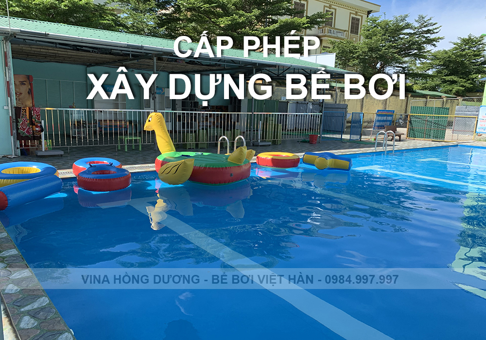 Xin cấp phép xây dựng bể bơi