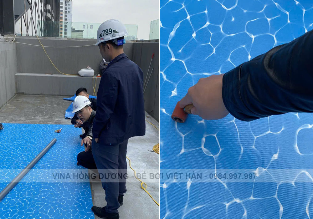 Bể Bơi Dán Bạt PVC Có Bị Nhăn Không?