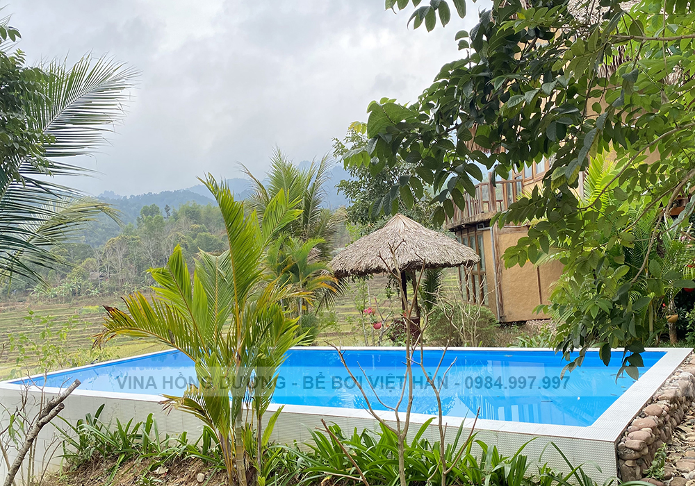 Thi Công Bể Bơi Homestay, Resort - Xu Hướng Đầu Tư Giúp Thu Hút Khách Hiệu Quả 