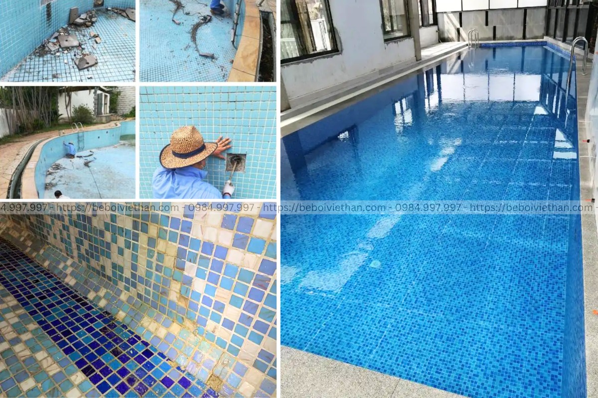 Sửa chữa bể bơi
